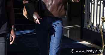 Mode-Trend: Kendall Jenners braune Lederjacke im Frühling 2022 - InStyle