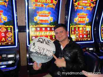 Lynnwood painter wins record $2.37 million jackpot on Tulalip Resort Casino slot machine - My Edmonds News
