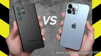 Drop Test: Galaxy S22 Ultra vs iPhone 13 Pro Max (Video)