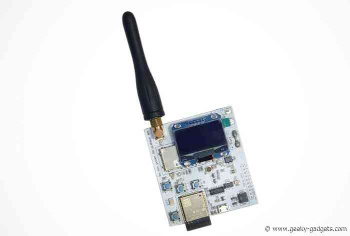 SOCORAD32 hackable, open source, ESP32 amateur radio board