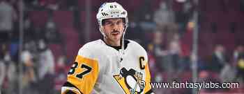 NHL DFS Breakdown (Tuesday, Mar. 22): Sidney Crosby is Worth the Price - Fantasy Labs