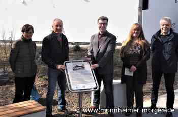 Neue Tafel informiert über Historie des Lampertheimer Hallenbads - Lampertheim - Nachrichten und Informationen - Mannheimer Morgen