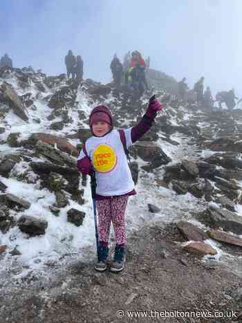 Bolton primary student climbs Snowdon for charity - The Bolton News