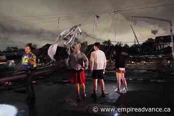 Powerful storm system wallops Texas; tornado watch issued - Virden Empire Advance