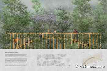 Winning designs for Arquine's MEXTRÓPOLI Pavilion competition bridges architecture and community in Mexico City - Archinect