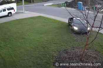 VIDEO: Speedy sports car drives into Abbotsford yard; police investigating – Saanich News - Saanich News
