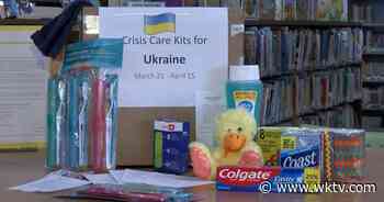 Dunham Public Library collecting donations for Ukraine - WKTV