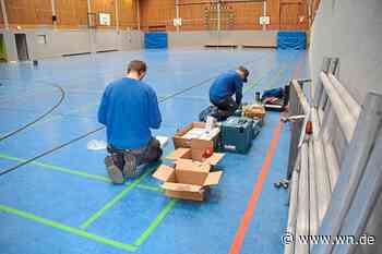 Roxeler Sporthalle wird für Flüchtlinge hergerichtet