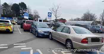 Crash at Tesco car park in Sutton Coldfield leads to ‘four-car pile-up’ - Birmingham Live