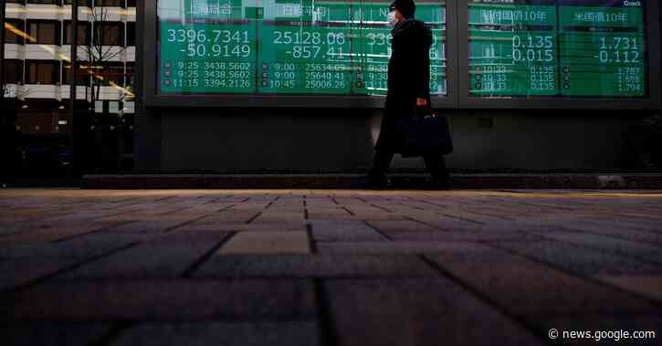 Equities creep to five-week highs, ignore bond selloff - Reuters.com