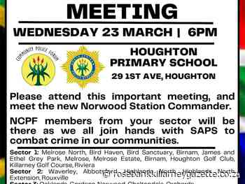 Norwood residents invited to community police forum public meeting - Rosebank Killarney Gazette