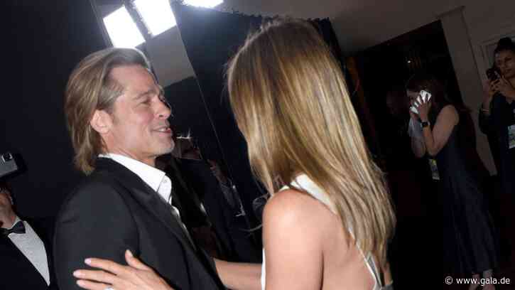 Brad Pitt + Jennifer Aniston sollen sich verliebt in Paris verstecken - Gala.de
