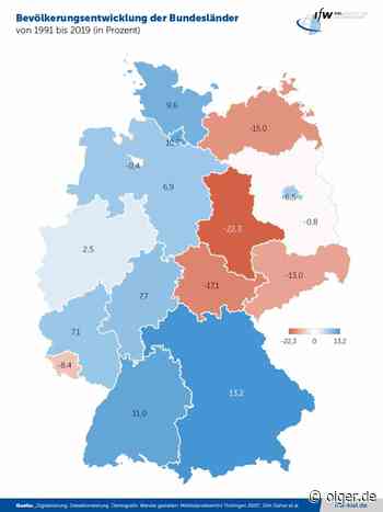 IfW Kiel: Ostdeutschland holt Westen vor 2080 nicht ein - Oiger