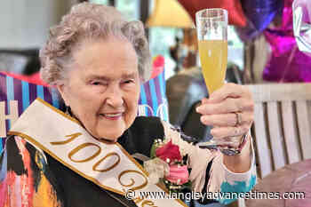 VIDEO: Turning 100 with style: how Aldergrove's Trudie Sharp celebrated – Langley Advance Times - Langley Advance Times