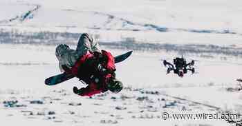 This Custom Drone Whooshes Closer to the Snowboarding Action