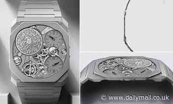 Bulgari's Octo Finissimo Ultra is the world's THINNEST mechanical watch at just 0.07 inches thick