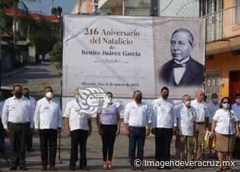 En Misantla, logia masónica honra a Benito Juárez en el aniversario de su natalicio - Imagen de Veracruz