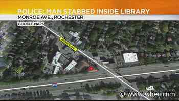 Police make arrest in stabbing of a 60-year-old at library and threats to hospital staff