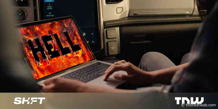 Horrendously, Ford wants to turn your EV into an office