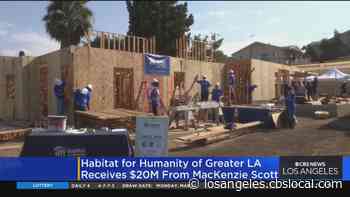 Habitat LA to get $20 million from MacKenzie Scott donation - CBS Los Angeles