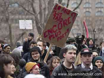 Student demonstration marks decade since Quebec's so-called 'Maple Spring' protests - Squamish Chief
