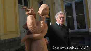 Arras : la sculpture monumentale de Bernard Vié à l'hôtel de Guînes - La Voix du Nord
