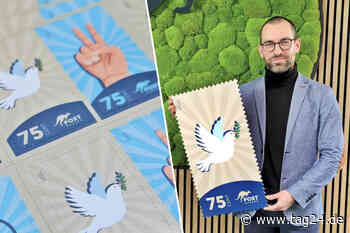 Dresden: Klebt Putin eine! Jetzt gibt's die Friedensmarke von PostModern - TAG24