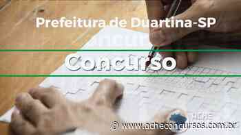Prefeitura de Duartina-SP abre concurso público com 34 vagas de R$ 9.016 - Ache Concursos
