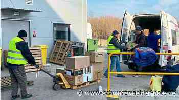 Hilfe aus Sulz am Eck: Fünf voll beladene Fahrzeuge fahren an die ukrainische Grenze