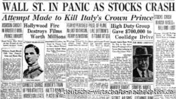 Wie 1929? Panikverkäufe werden den nächsten Börsen-Crash auslösen