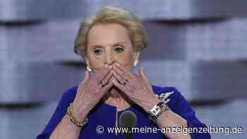 Madeleine Albright tot: Erste US-Außenministerin stirbt infolge schwerer Krankheit