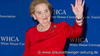 Frühere US-Außenministerin Madeleine Albright ist tot