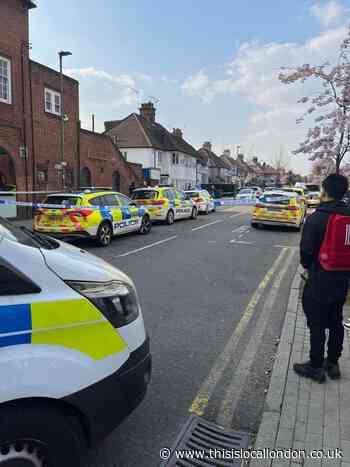 Police arrest man who 'had knife' after day-long Mill Hill cordon