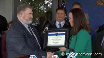 Florida AG Recognizes Crime Stoppers for **TIPS Line