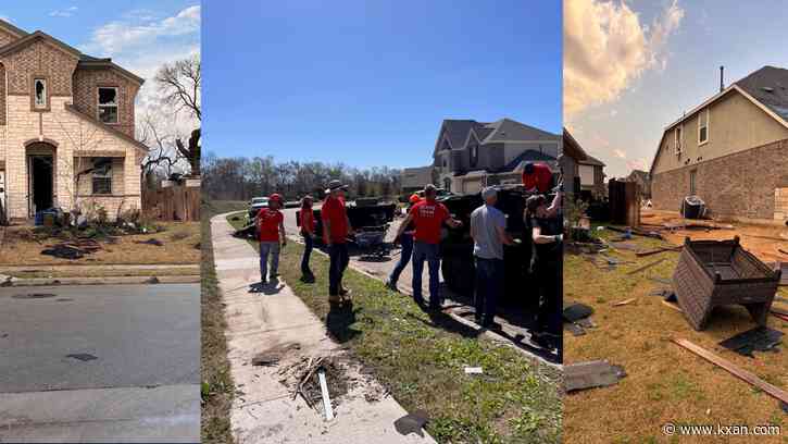 Church deploys 100 volunteers to help with tornado cleanup in Williamson County