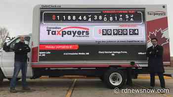 “Stop the Clock”: National Debt Clock showing $1.1 trillion, visits Red Deer - rdnewsnow.com