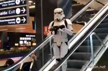 Vídeo mostra soldado de Star Wars em escada rolante no Aeroporto de Florianópolis - AEROIN