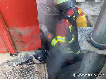 Einsatz in Lam - Brand in Schredderanlage - idowa