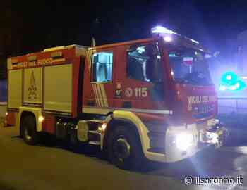 Vigili del fuoco Saronno a Misinto per incendio villetta - ilSaronno