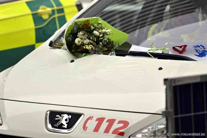 Rouwkapel voor brandweerman die omkwam in brand Sheratonhotel in Brussel