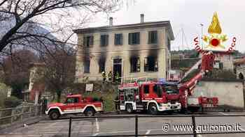 Incendio a Menaggio: in fiamme una villa abbandonata - QuiComo