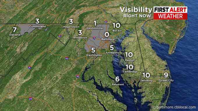 Maryland Weather: Alert Day Due To Fog