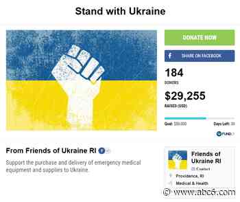 $30K and counting raised for Ukrainians by Rhode Island professors - WLNE-TV (ABC6)