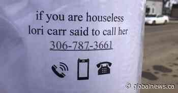 Call Social Services Minister Carr if in need of shelter, poster campaign urges