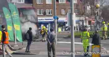 Live updates after bus catches fire in Hounslow causing severe delays - My London