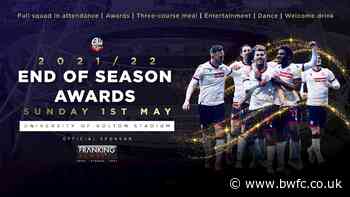 Book Now - 2021/22 End of Season Awards - News - Bolton Wanderers