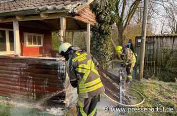 FW-Schermbeck: Schuppenbrand in Schermbeck