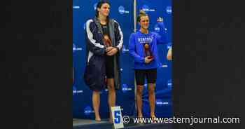 Female Swimmer Who Tied with Trans Athlete in Tears After Realizing What the NCAA Did