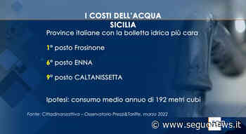 Bollette idriche salate in Sicilia. Enna è sesta in Italia, Caltanissetta nona con una tariffa di 695 euro annui - SeguoNews