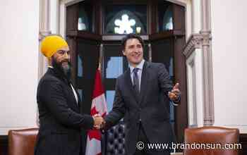 Liberals, NDP strike confidence agreement - The Brandon Sun